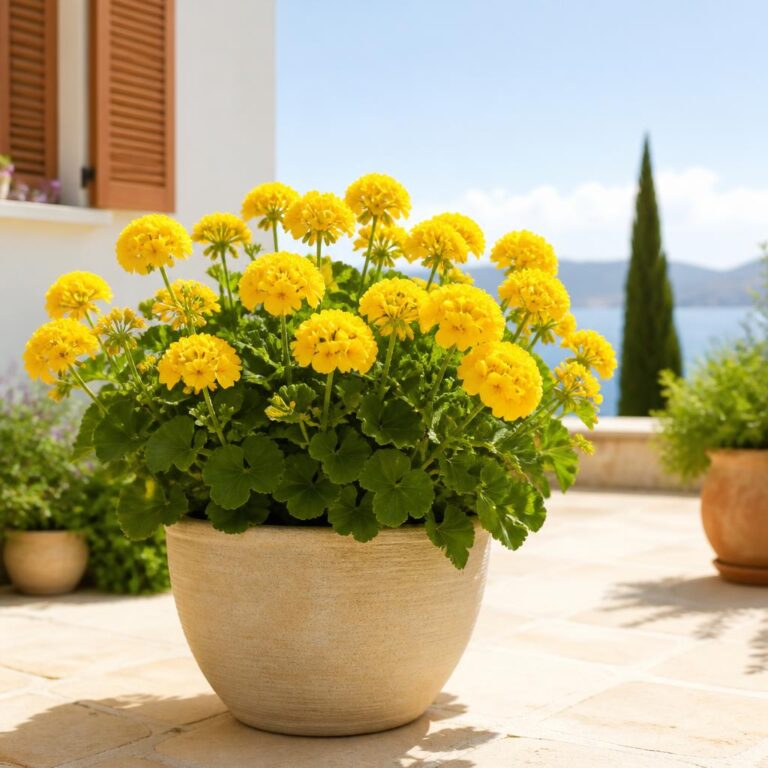 Cómo cuidar Geranio Amarillo en verano en España