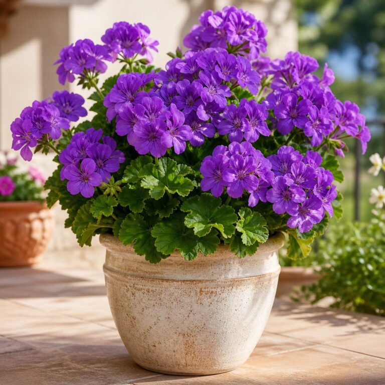 Cómo cuidar Geranio Morado en verano en España