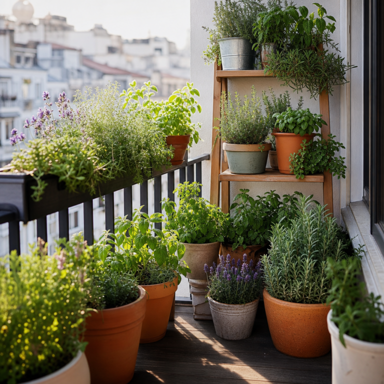 Plantas Aromáticas para Balcón Pequeño: Guía 2026