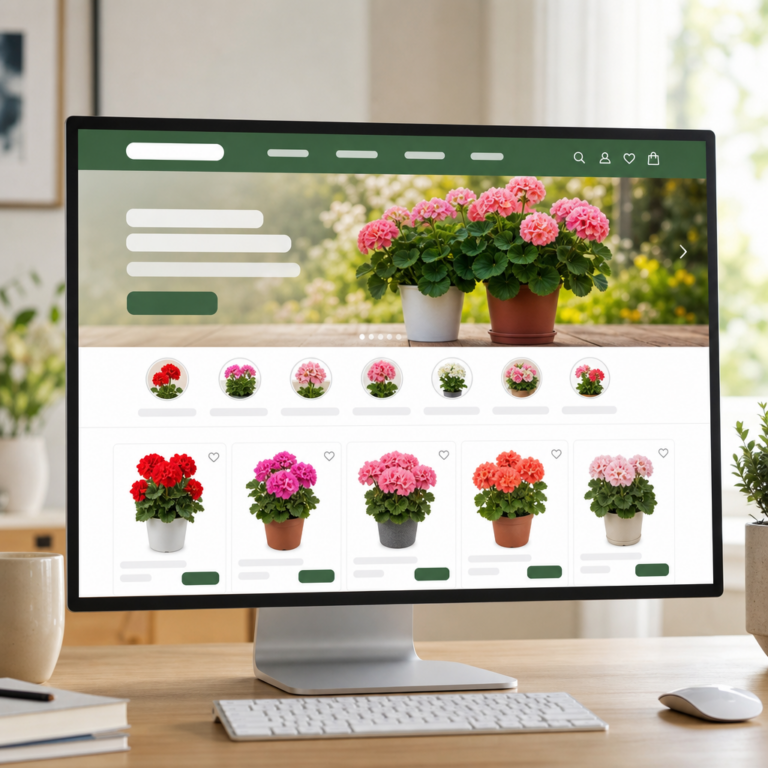 Vivero Online Geranios: Guía para Comprar 2026